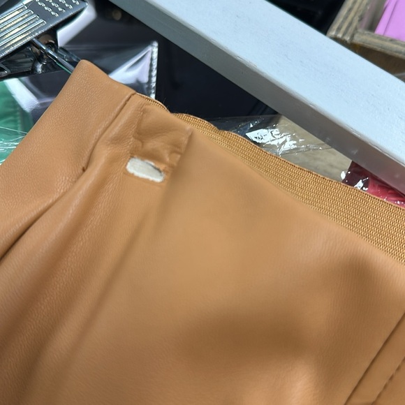 PLUS SIZE Faux Leather Ankle Pants Size 1X - Picture 8 of 8